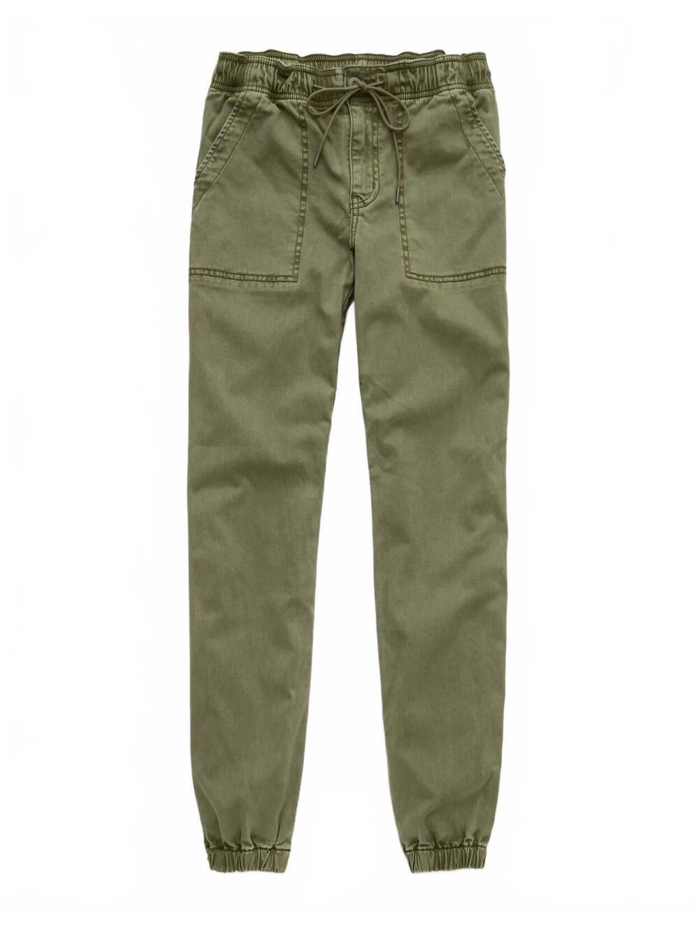 AE Next Level High-Waisted Jegging Jogger American Eagle Olive Green NWT Size 0R - Picture 5 of 6
